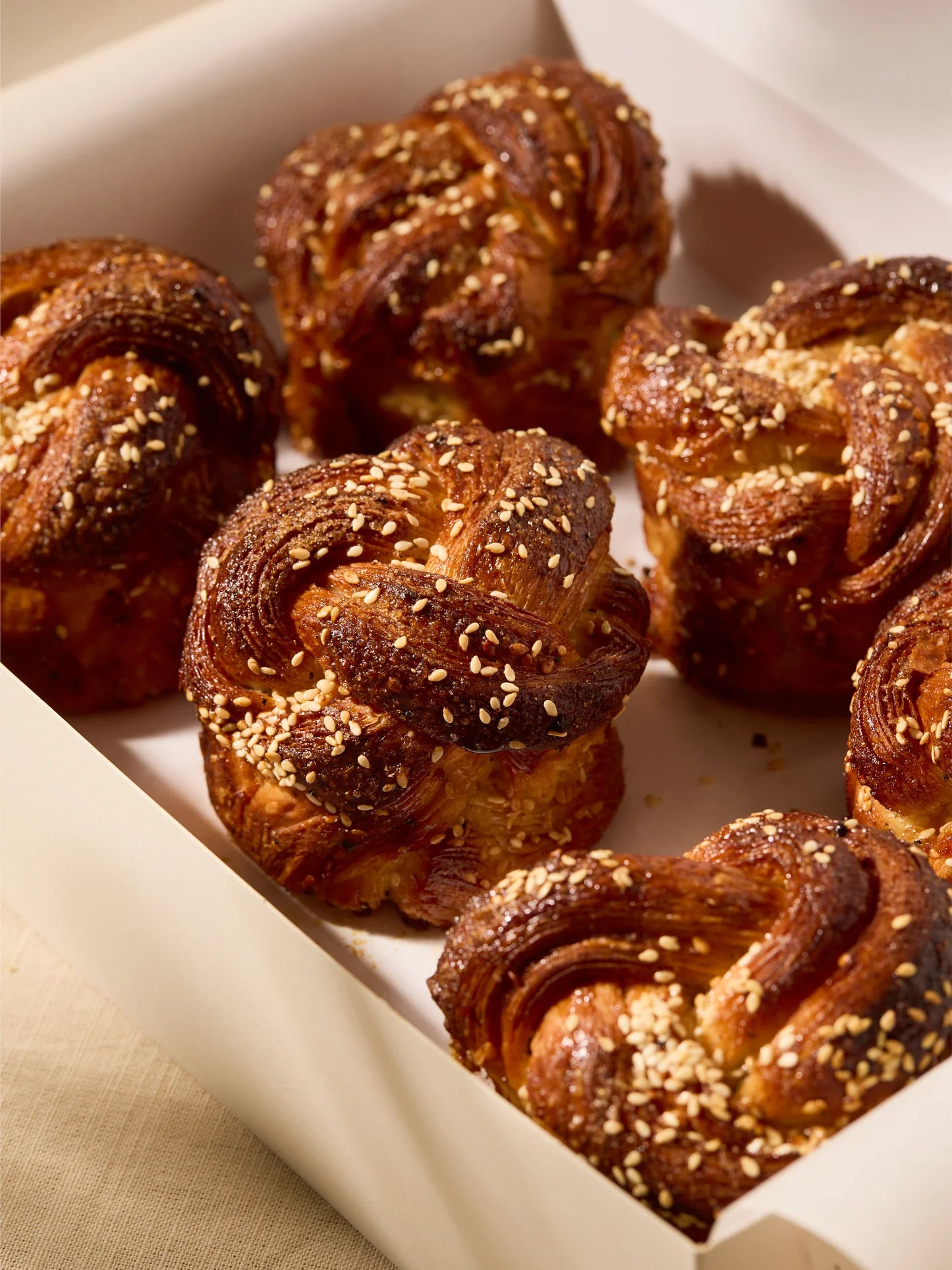 6 Sesame & Cardamom Morning Buns