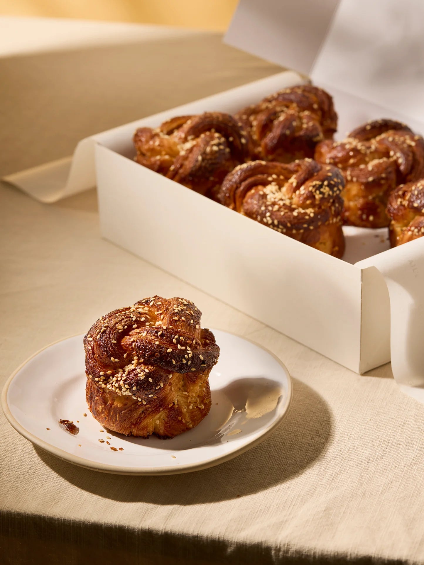 6 Sesame & Cardamom Morning Buns