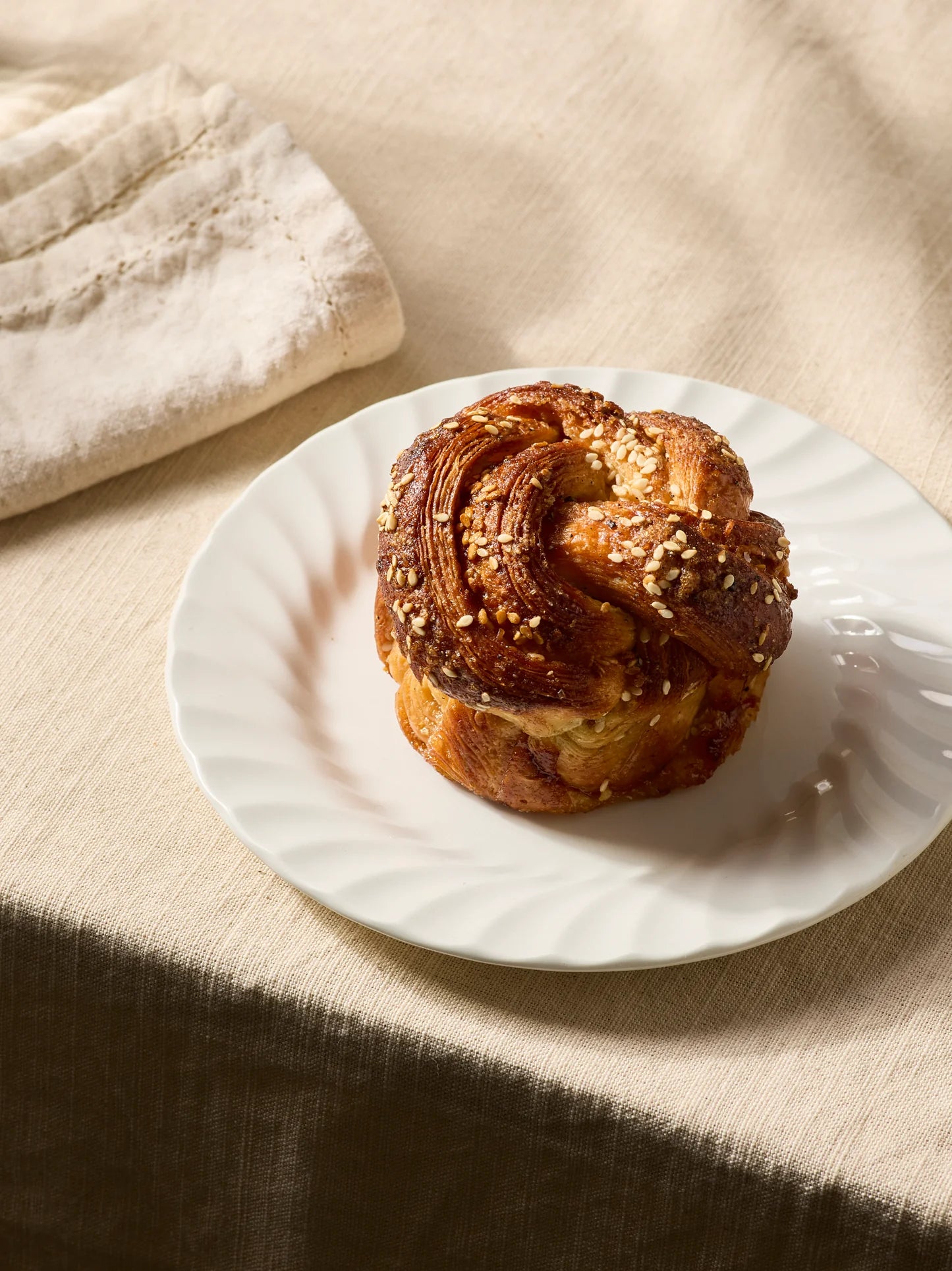 Sesame & Cardamom Morning Bun