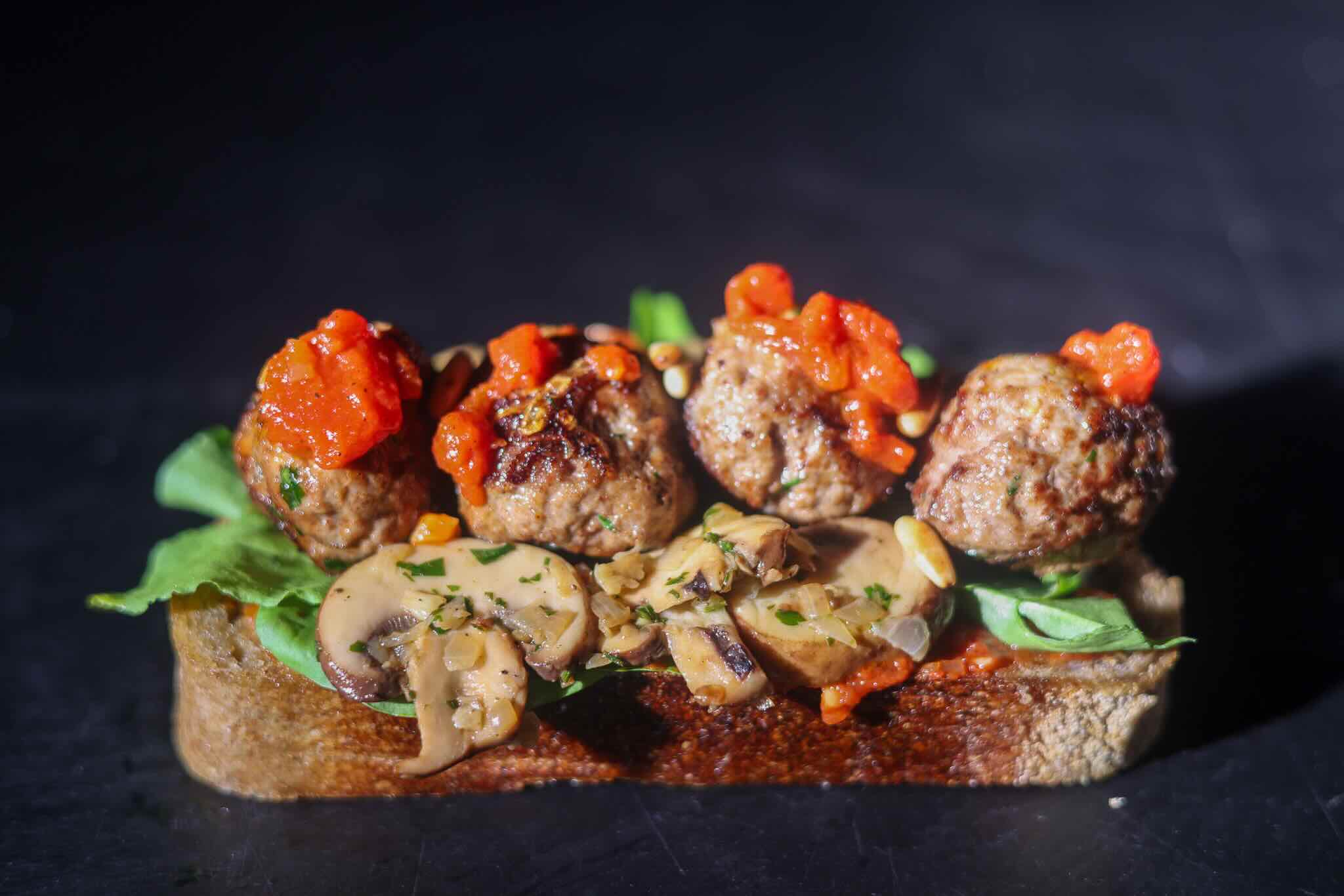 The Meatball & Mushroom Sourdough