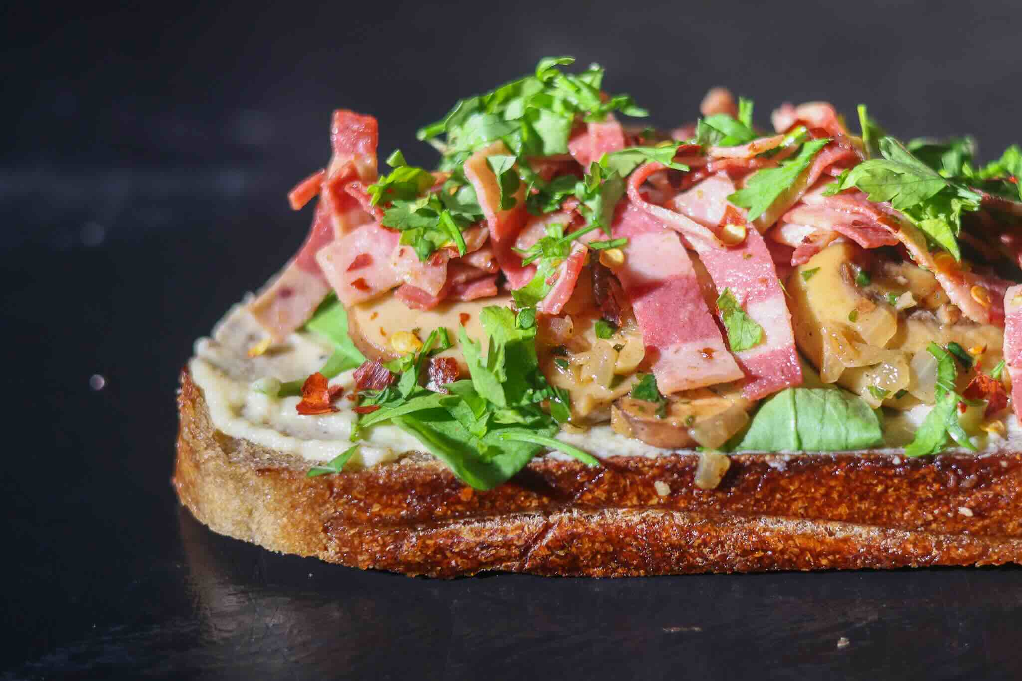 Bacon & Mushroom Sourdough